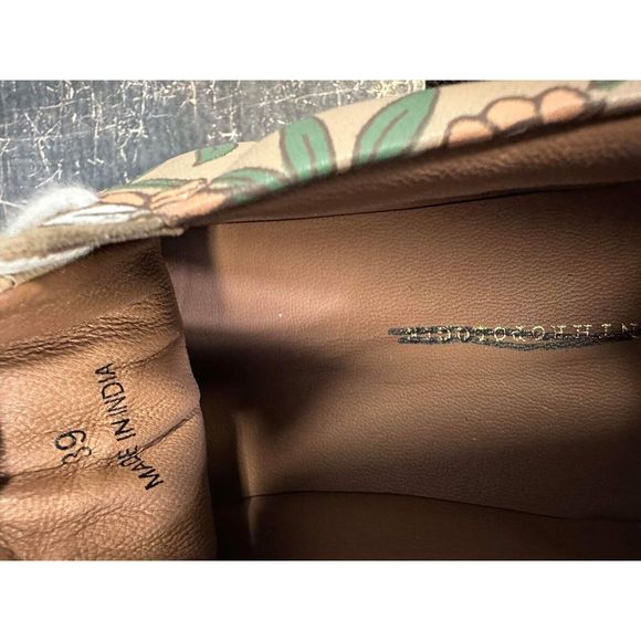 Anthropologie Floral Athletic Shoes - Green and Pink - Picture 7 of 9